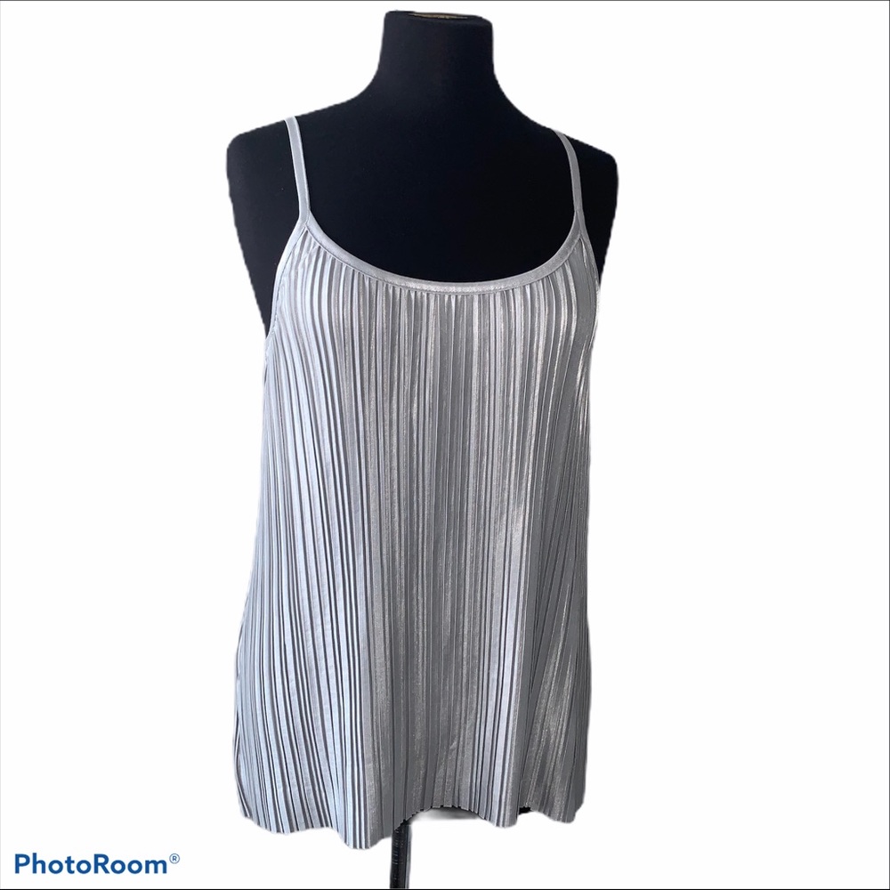 H&M top. Silver , size S